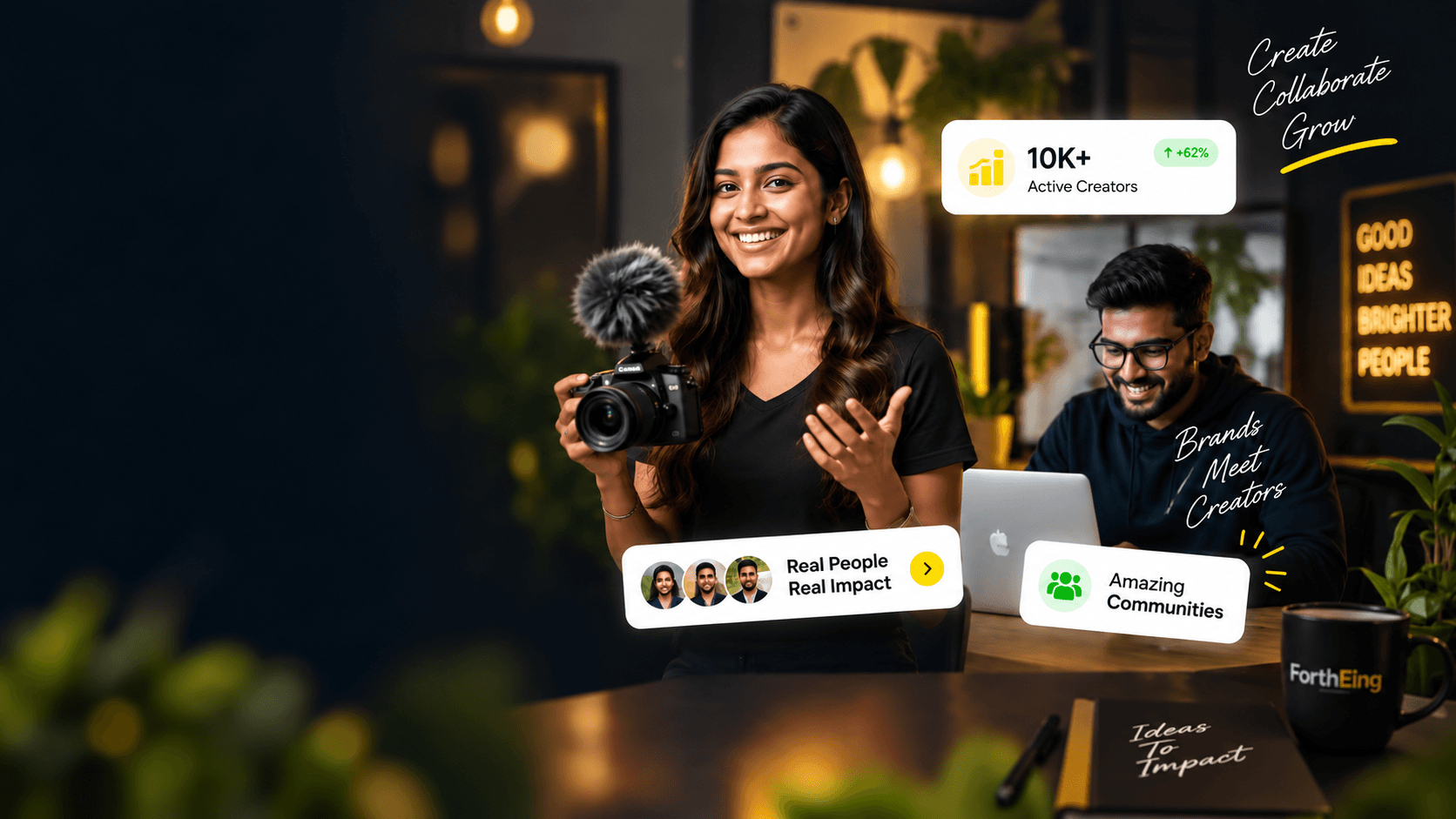 Sri Lankan creators and Brand builders collaborating in the ForthEing community